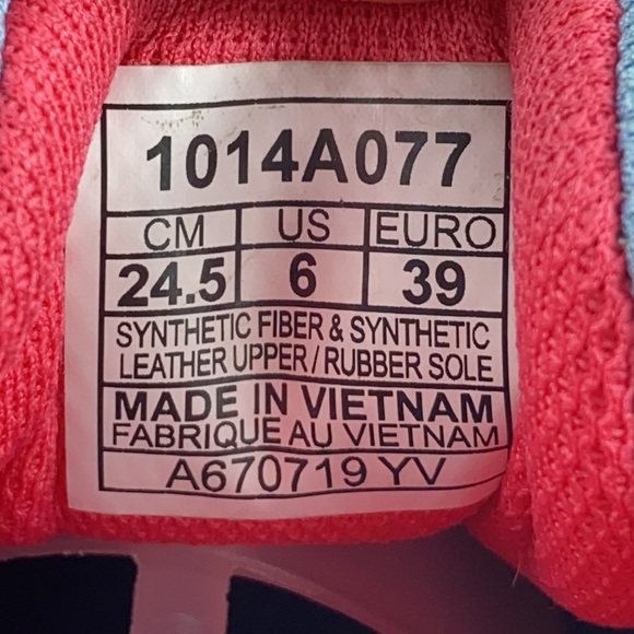 Asics Gel-Venture 6 Gray/Pink Trail Running Shoes 1014A077 Women's Size 7.5 (6Y) - Picture 11 of 11